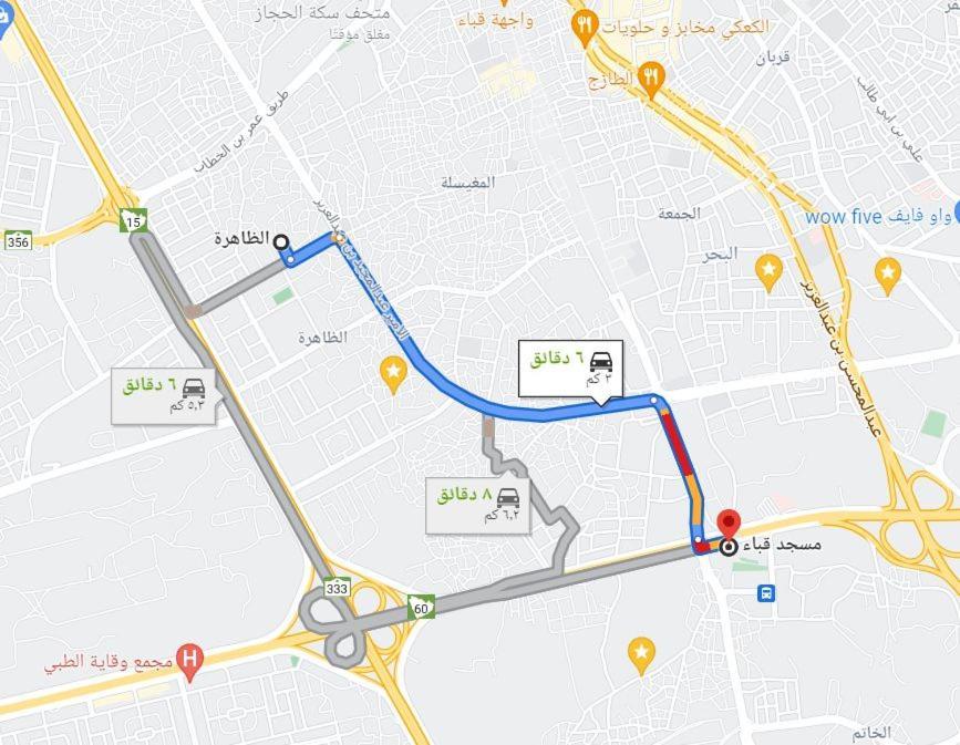 شقة عائلية -ليست فندقية- 8 دقائق بالسيارة للحرم أو قباء - Medina Ngoại thất bức ảnh
